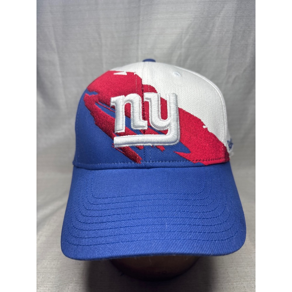 VTG NWOT NY Giants Paintbrush Reebok NFL Football‎ Hat Cap Mens L/XL Baseball